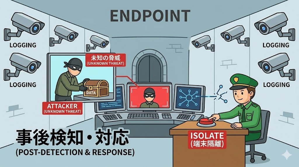 EDR（Endpoint Detection and Response）の役割